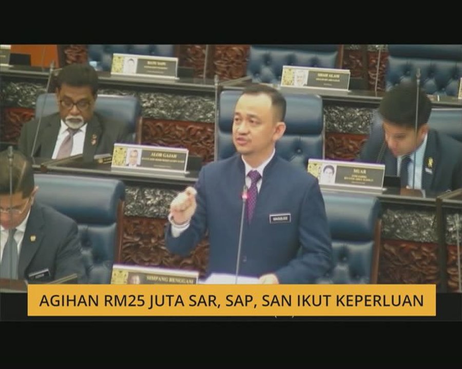 Agihan RM25 juta SAR, SAP, SAN ikut keperluan - Maszlee