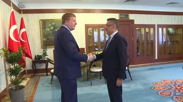 Son dakika haberi... Cumhurbaşkanı Yardımcısı Oktay, ABD Ticaret Odası Başkan Yardımcısı Brilliant'ı kabul etti