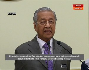 Perangi gejala rasuah jadi keutamaan Pakatan Harapan: PM