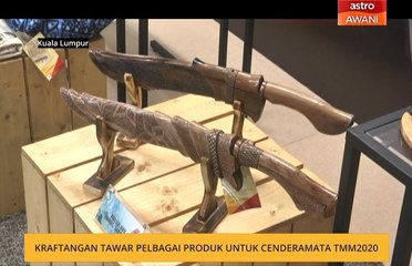 Kraftangan tawar pelbagai produk untuk cenderamata TMM2020