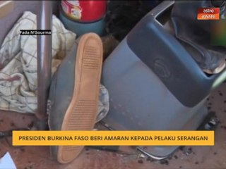 Presiden Burkina Faso beri amaran kepada pelaku serangan