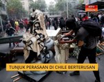 Tunjuk perasaan di Chile berterusan