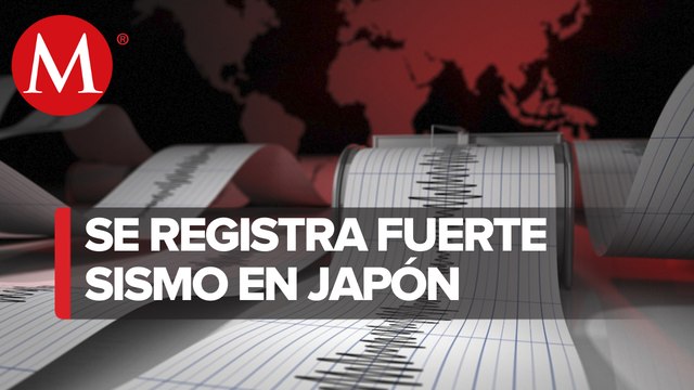 Sismo de magnitud 7.3 sacude a Japón y provoca alerta de tsunami
