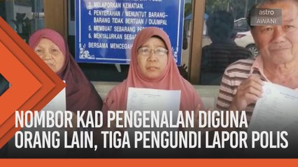 Nombor kad pengenalan diguna orang lain, tiga pengundi lapor polis