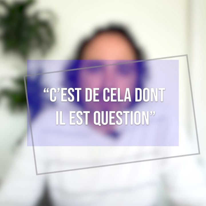 "C'est de cela dont il est question", Christophe Benzitoun
