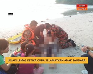 Lelaki lemas ketika cuba selamatkan anak saudara