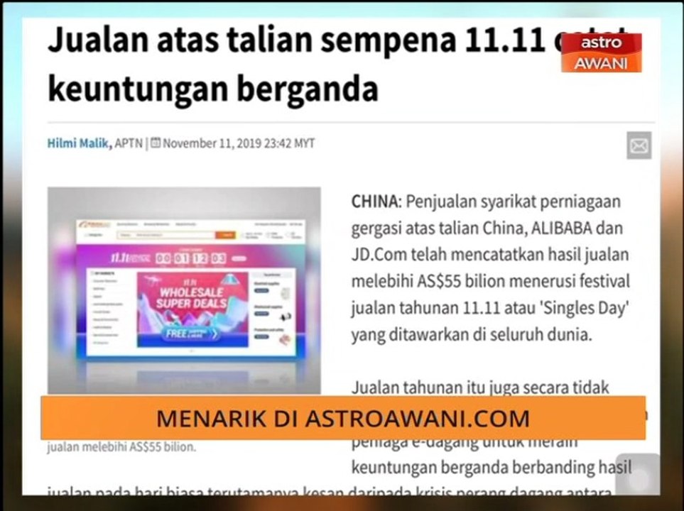 AWANI Pagi: Tumpuan berita utama 12 Nov 2019 di astroawani.com