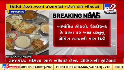 Insect found from food ordered in Udipi restaurant |Ahmedabad |Gujarat |TV9GujaratiNews