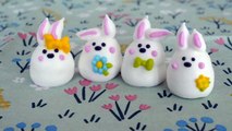 【Cute Meringue Cookie Recipe】Easter Bunnies/Animal【かわいいメレンゲクッキー】イースターバニーの作り方/うさぎ/動物