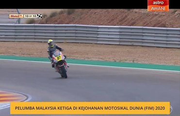 Pelumba Malaysia ketiga di Kejohanan Motosikal Dunia (FIM) 2020