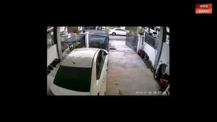 Kanak-kanak lelaki retak tulang kaki dilanggar kereta ketika bermain