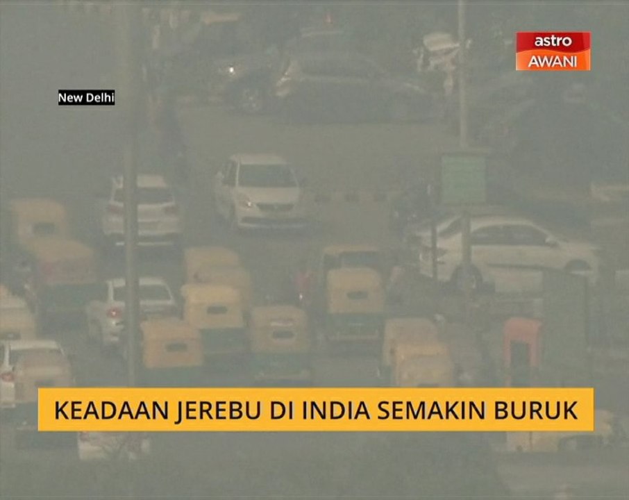 Keadaan jerebu di India semakin buruk