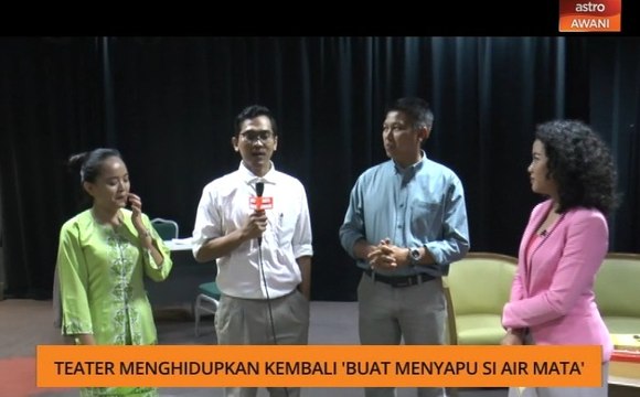 AWANI Pagi: Teater menghidupkan kembali 'Buat Menyapu Si Air Mata'