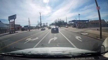 Attempt to Turn Through Traffic Ends With Crash