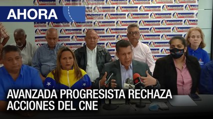 Avanzada progresista rechaza acciones del CNE - #16Mar - Ahora