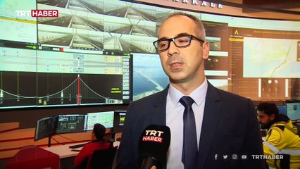 TRT Haber simgelerin köprüsünün Kontrol Merkezi'nde