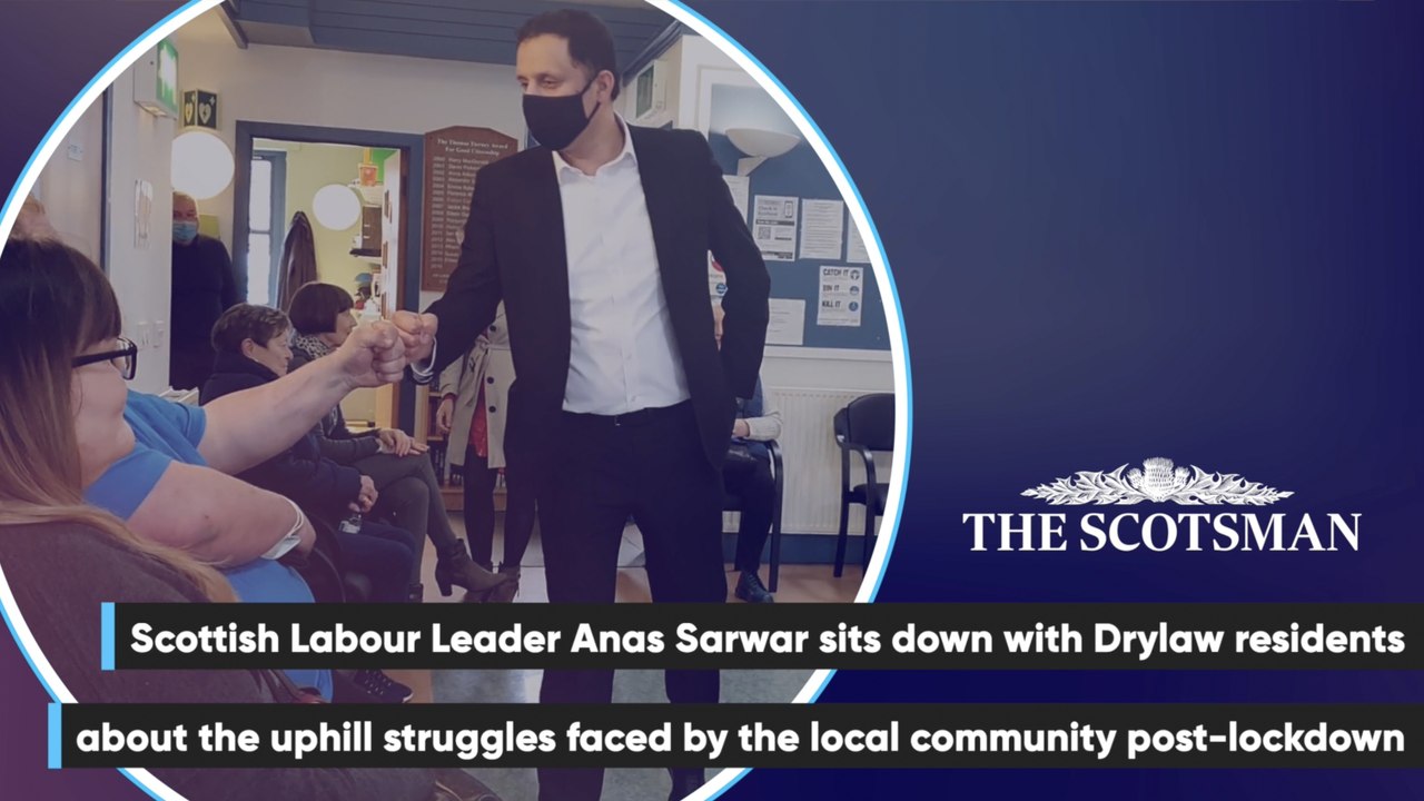 Anas Sarwar visits Drylaw Community Centre