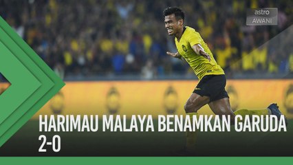 Harimau Malaya benamkan Garuda 2-0