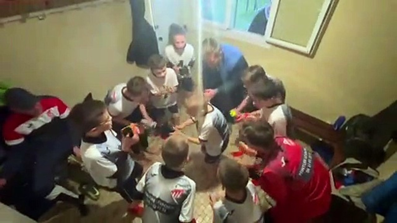 Célébration Victoire ! ES Tourville / Cany FC (championnat U13 D1 le 16/03/2022)