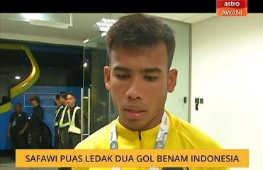 Safawi Rasid puas ledak dua gol benam Indonesia