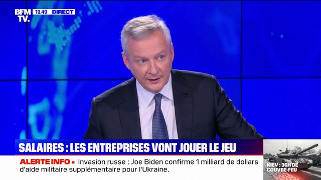 Bruno Le Maire: C'est le combat le plus important. C'est celui qui touche le plus nos compatriotes dans leur vie quotidienne