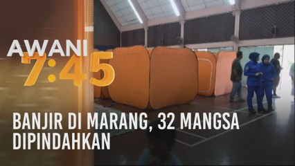 Banjir di Marang, 32 mangsa dipindahkan