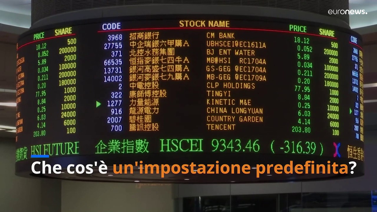 Che cos'è un default?