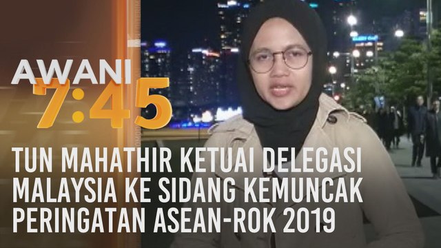 Tun Mahathir ketuai delegasi Malaysia ke Sidang Kemuncak Peringatan ASEAN-ROK 2019