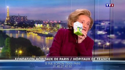 Bernadette Chirac au JT de TF1
