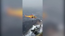 Precipita jet militare sul monte Legnone: il salvataggio di uno dei piloti dal canalone