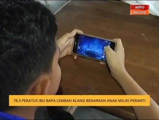 78.3 peratus ibu bapa Lembah Klang benarkan anak miliki peranti