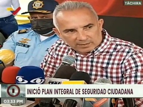 Más de 500 funcionarios de seguridad se desplegarán en los 29 municipios del estado Táchira