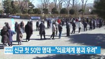 [YTN 실시간뉴스] 신규 첫 50만 명대...