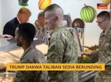 Trump dakwa Taliban sedia berunding