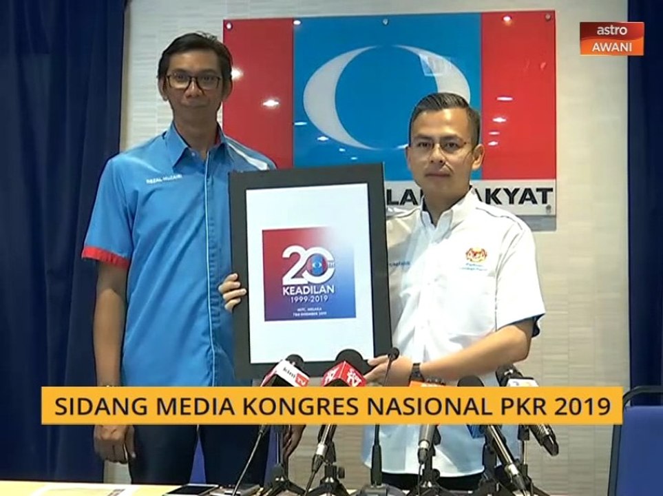 Sidang Media Kongres Nasional PKR 2019