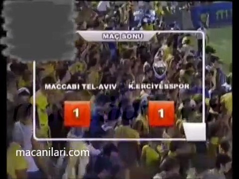 Maccabi Tel Aviv 1-1 Kayseri Erciyesspor 16.08.2007 - 2007-2008 UEFA Cup 2nd Qualifying Round 1st Leg
