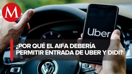 Télécharger la video: Cofece recomienda permitir Uber y DiDi en AIFA; aeropuerto no permitirá operaciones