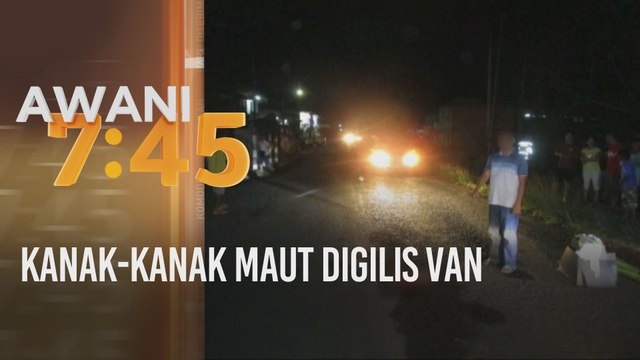 Kanak-kanak maut digilis van