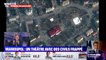 Le mot "enfants" était inscrit autour du théâtre bombardé à Marioupol, selon des images satellite