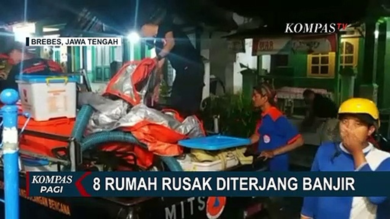 Banjir Bandang! 5 Rumah Warga di Kabupaten Brebes Hanyut Dibawa Arus