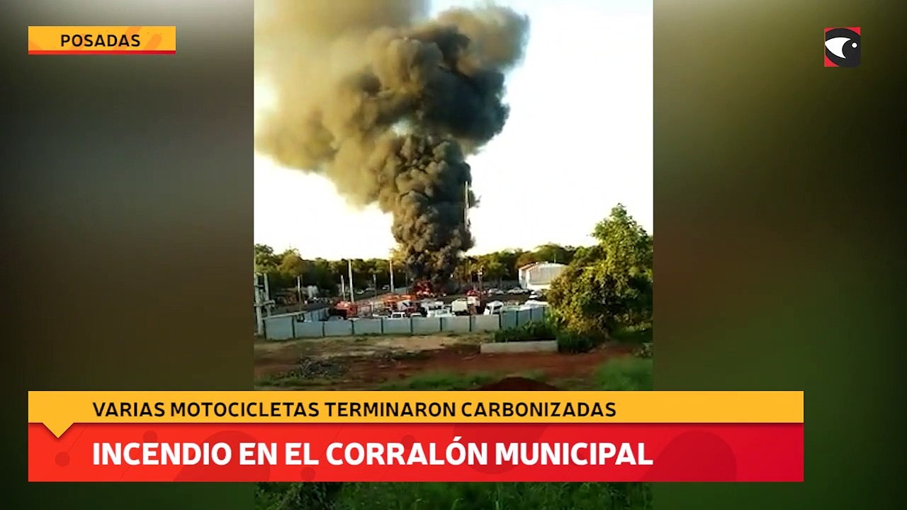 Incendio en el Corralón Municipal