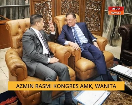 Azmin rasmi Kongres AMK, Wanita