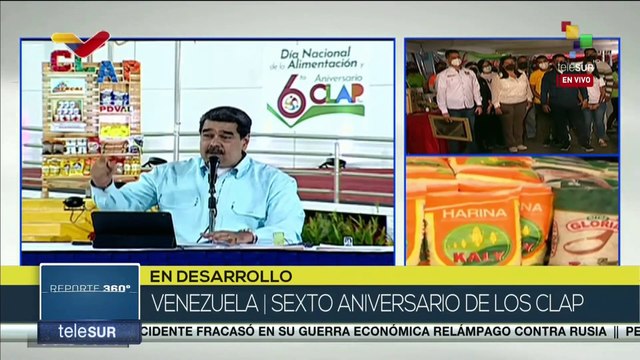 Presidente Maduro destaca logros de la Revolución Bolivariana en el sexto aniversario del CLAP