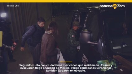 Ciudadanos mexicanos regresan a casa desde Ucrania