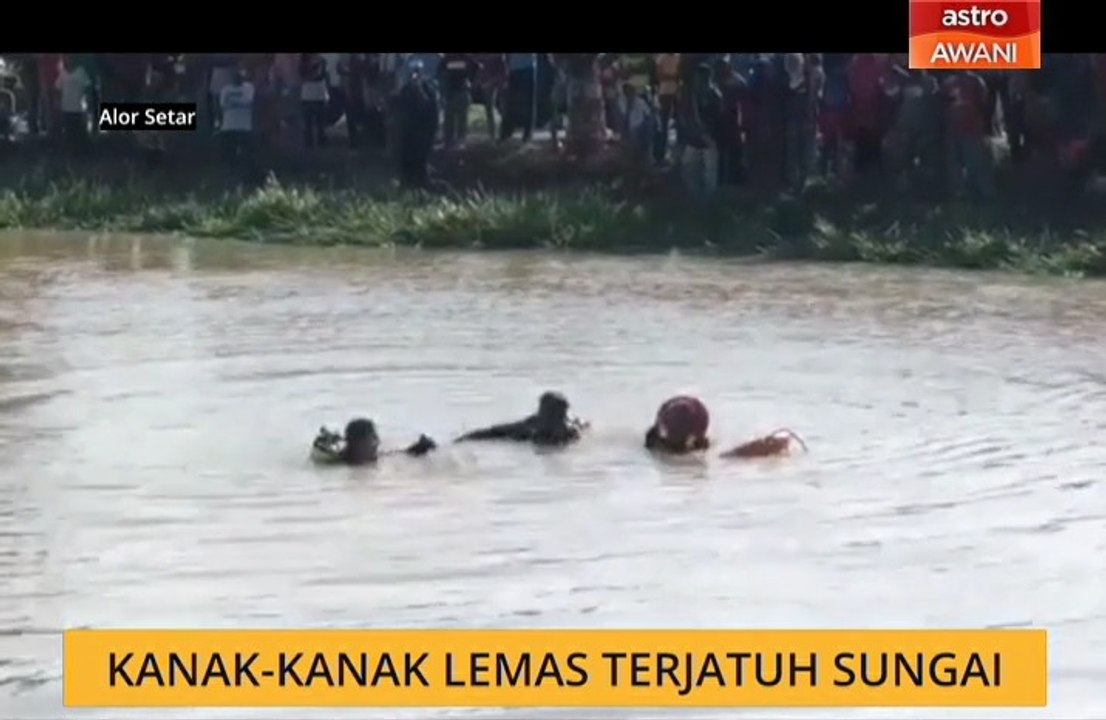Kanak-kanak lemas terjatuh sungai