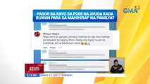 Pabor ba kayo sa P200 na ayuda kada buwan sa mahihirap na pamilya? | UB