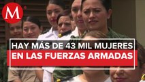 Más de 43 mujeres forman parte de las fuerzas armadas mexicanas