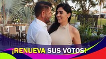 Pancho Barraza renueva sus votos con su esposa Gabriela González en una romántica ceremonia