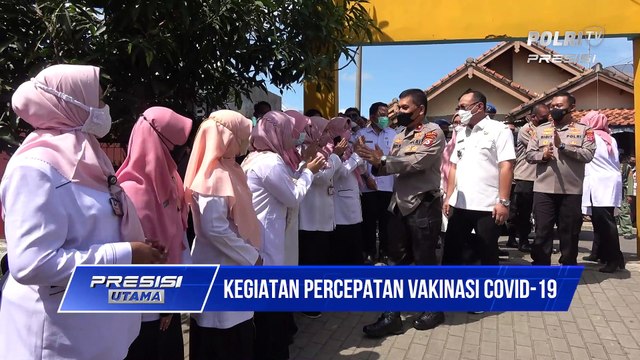 Wakapolda Banten Tinjau Pelaksanaan Vaksinasi Covid-19 Serentak di SDN Bojong Baru Cilegon