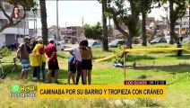 Los Olivos: hallazgo de cráneo en parque tendría relación con cuerpo cercenado en huaca Huandoy